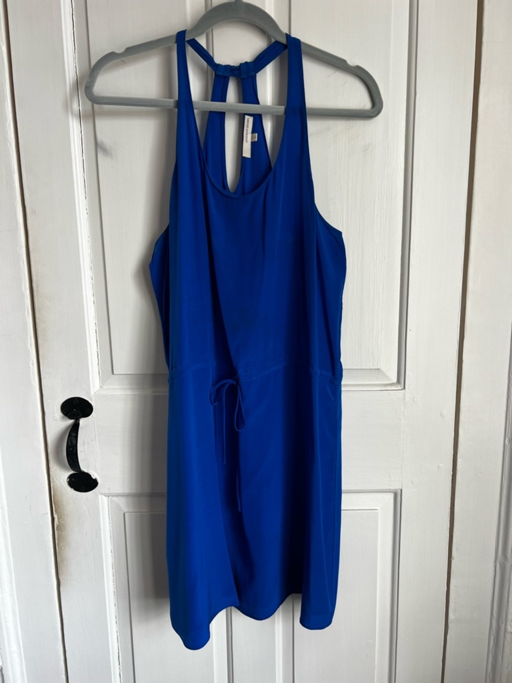 Lavender Brown Electric Blue Tank Dress